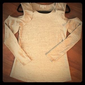 Mayah Kay Ruffle Cutout Long Sleeve